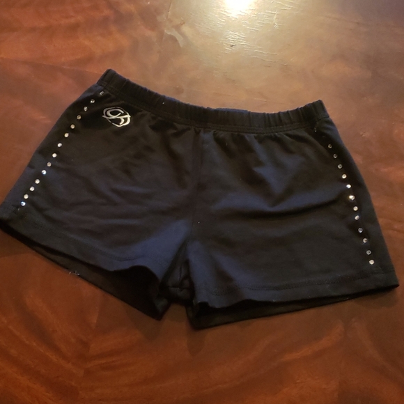 GK Black Gymnastics Shorts - Picture 1 of 1